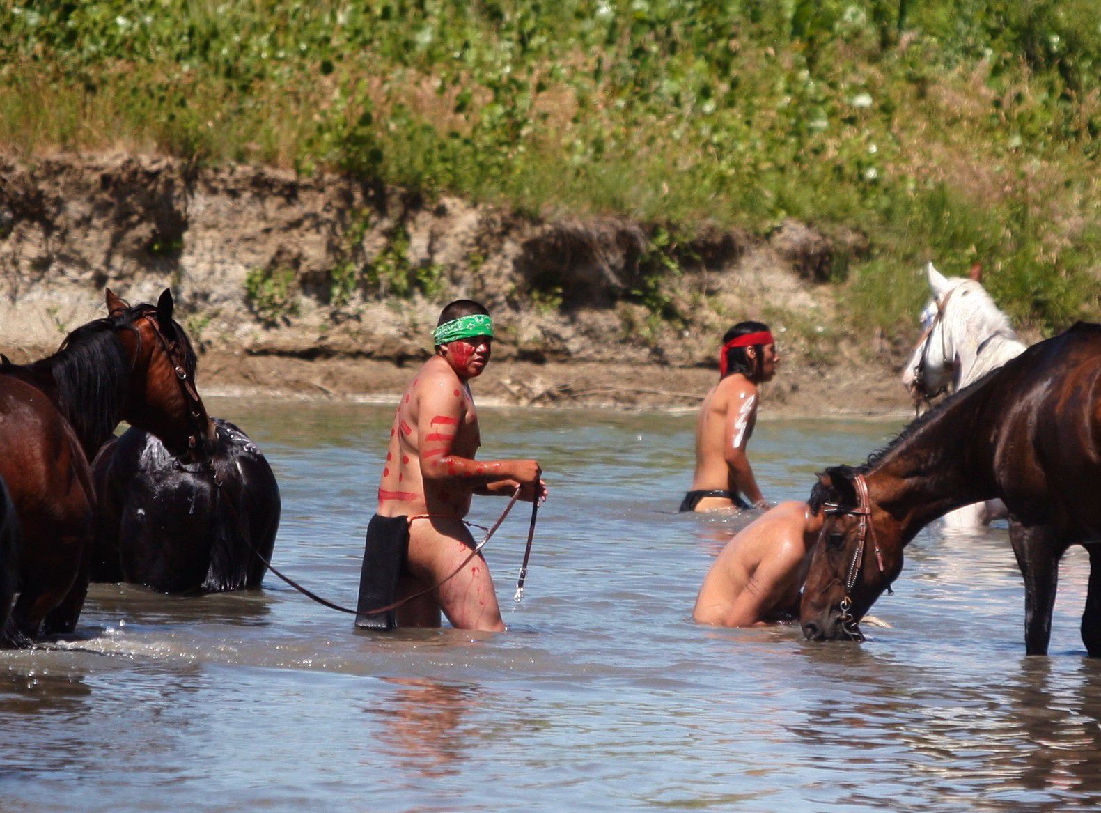 Custer Reenactment